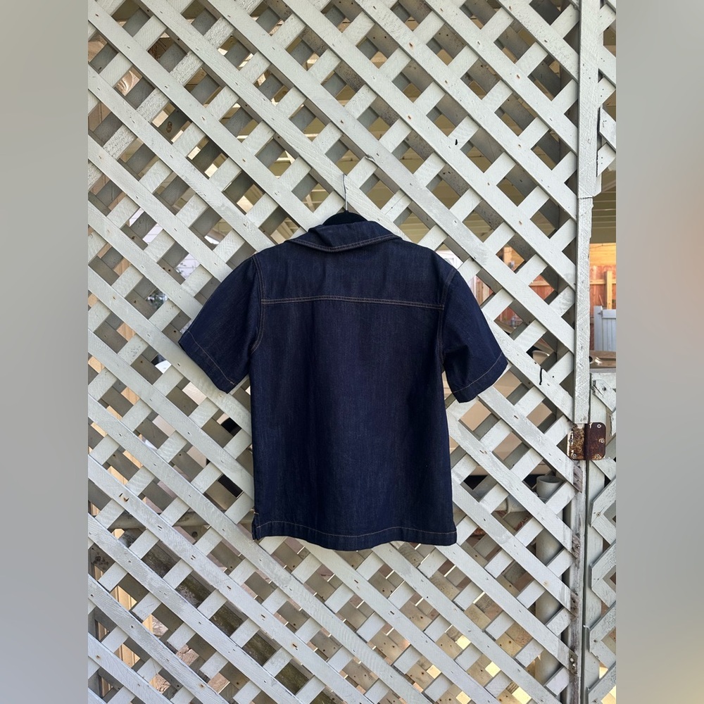 Princess polly Whitaker short sleeve shacket button down top - Picture 8 of 8